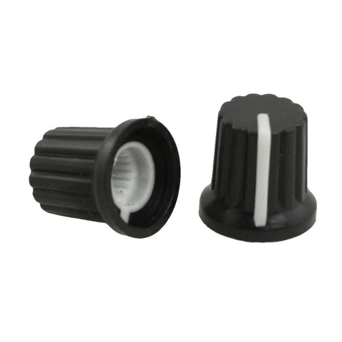 Perilla Plástica Blanca Para Pot 6mm