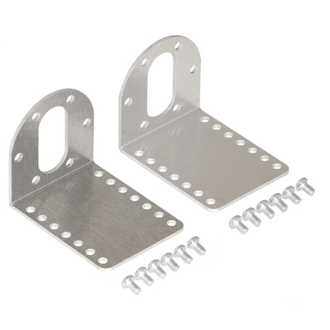 Bracket Aluminio Tipo L Para Motor Tipo 37D Genérico