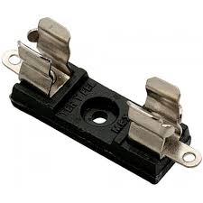 Porta Fusible Europeo Tipo PCB (Negro)